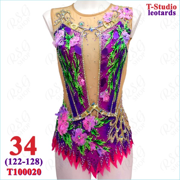 RG Leotard T-Studio s. 34 (122-128) col. Fuchsia Art. T100020-34
