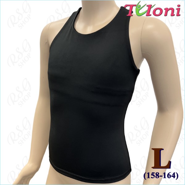 Long Tanktop Tuloni int. Bra mod. TL-10 s. L (158-164) Black TL10PG-BL