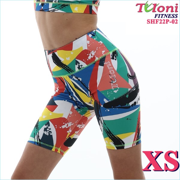 Radler Shorts Tuloni Fitness des. Versace s. XS col. GxYxR Art. SHF22P-02-XS