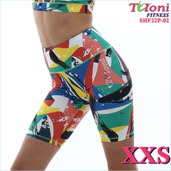 Radler Shorts Tuloni Fitness des. Versace s. XXS col. GxYxR Art. SHF22P-02-XXS