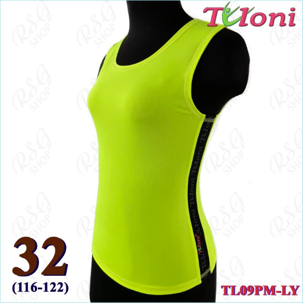 Майка Tuloni вставка-сетка TL-09 s. 32 (116-122) Lime TL09PM-LY32