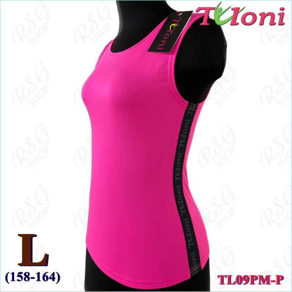 Майка Tuloni вставка-сетка TL-09 s. L (158-164) Pink TL09PM-PL
