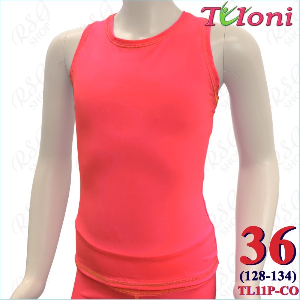 Langes Tanktop Tuloni mod. TL11 Gr. 36 (128-134) Coral TL11P-CO36