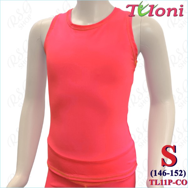 Langes Tanktop Tuloni mod. TL11 Gr. S (146-152) Coral TL11PBH-COS
