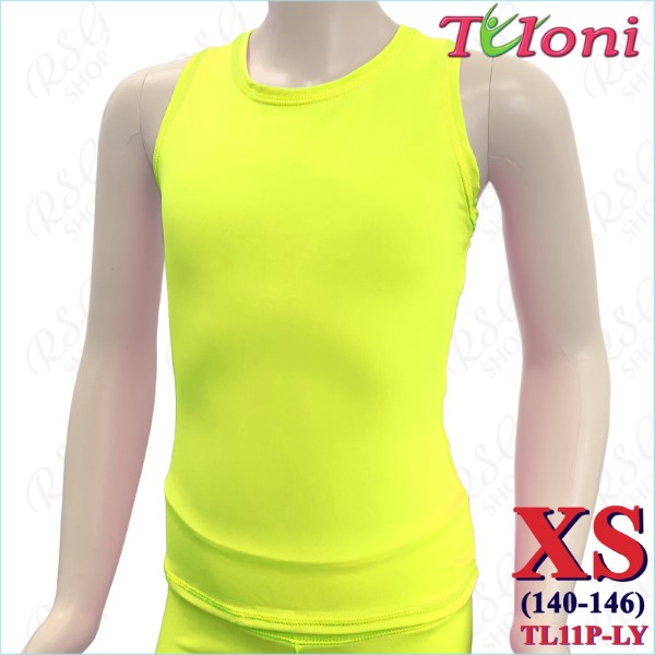 Langes Tanktop Tuloni mod. TL11 Gr. XS (140-146) Lime TL11PBH-LYXS
