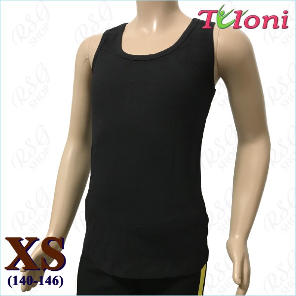 Langes Tanktop Tuloni mod. TL08 Gr. XS (140-146) col. Black TL08C-BXS