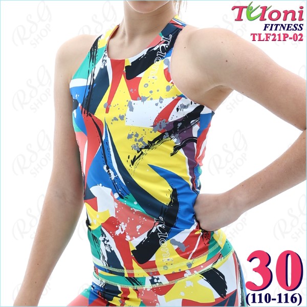 Tanktop Tuloni Fitness des. Versace Gr. 30 col. GxYxR Art. TLF21P-02-30