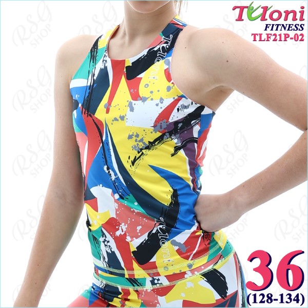 Long Tanktop Tuloni Fitness des. Versace s. 36 col. GxYxR Art. TLF21P-02-36