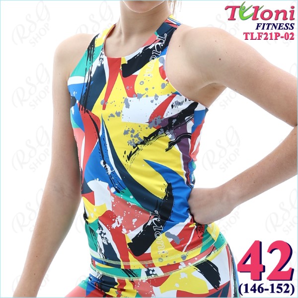 Tanktop Tuloni Fitness des. Versace Gr. 42 col. GxYxR Art. TLF21P-02-42