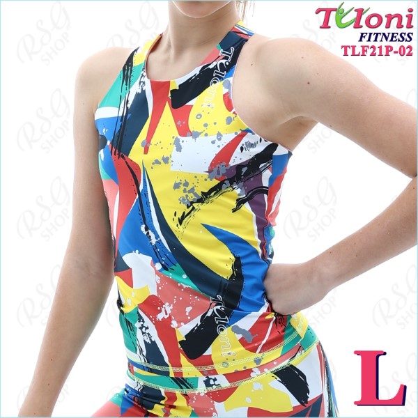 Long Tanktop Tuloni Fitness des. Versace s. L col. GxYxR Art. TLF21P-02-L