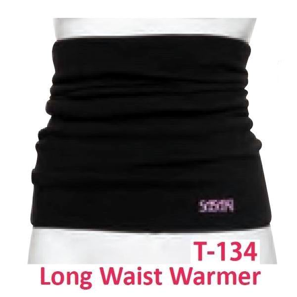 Long Waist Warmer Sasaki T-134 B col. Black