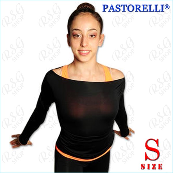 Футболка Pastorelli вырез-лодочка s. S (146-152) col. Black Art. 03014