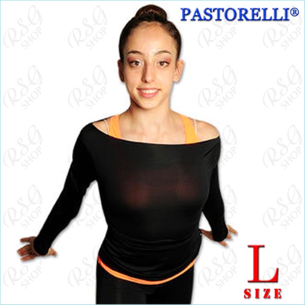 Shirt Pastorelli U-Boot-Ausschnitt Gr. L (158-164) col. Black Art. 03016