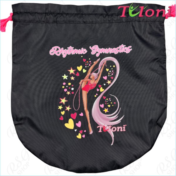 Чехол для мяча Tuloni mod. Ponytail Rope col. Black Art. B10-B3