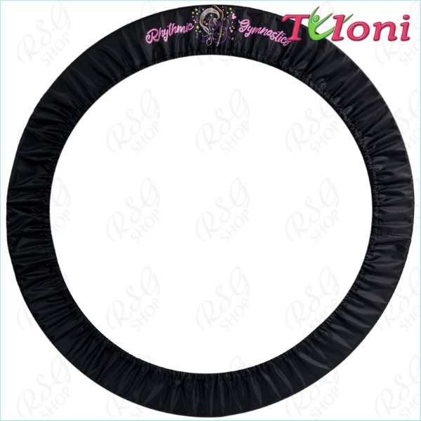 Holder for hoop Tuloni mod. Ponytail Ribbon col. Black Art. HC10-B1