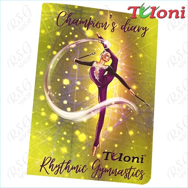 Heft Tuloni A5 kariert mod. Clubs col. Yellow Art. NK-HQPA5-08