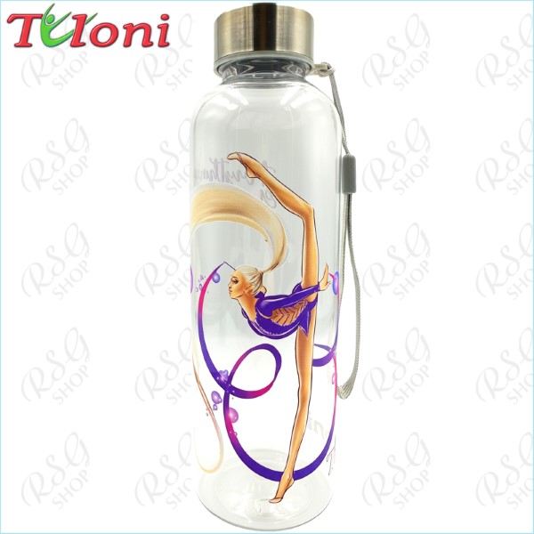 Wasserflasche 400 ml. Tuloni Mod. Ponytail Ribbon Art. NK-WBP02-VI