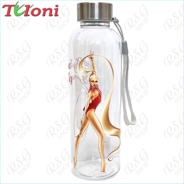 Water Bottle 600 ml. Tuloni mod. Ponytail Hoop Art. NK-WBP04-O