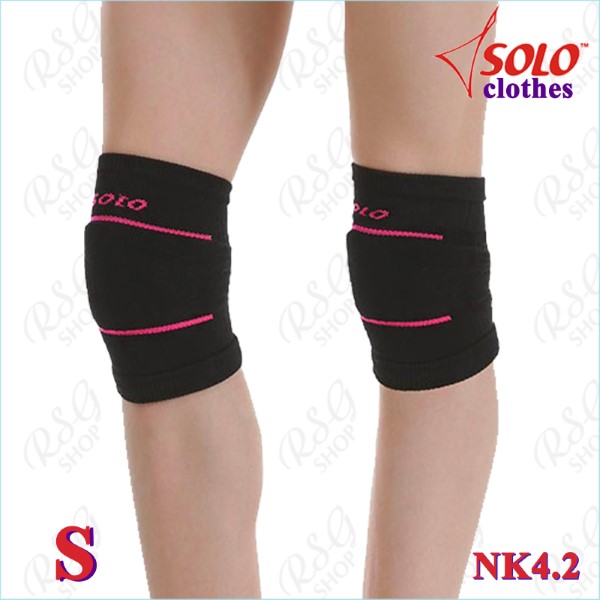 Knieschützer Solo NK4 knited s. S (29-32) col. Black-Pink NK4.2-S