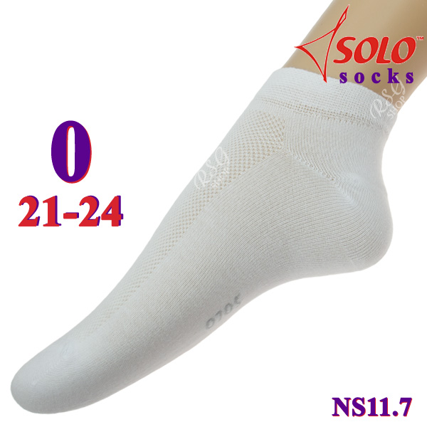 Socken Solo NS11 col. White s. 0 (21-24) Art. NS11.7-0