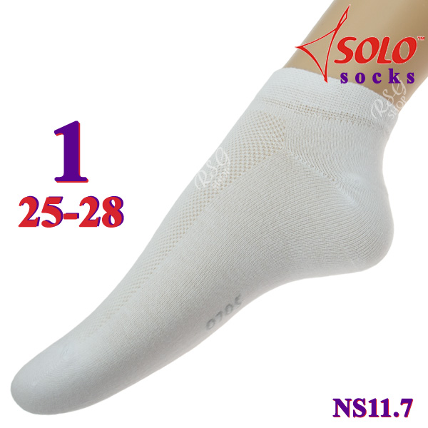 Socken Solo NS11 col. White s. 1 (25-28) Art. NS11.7-1