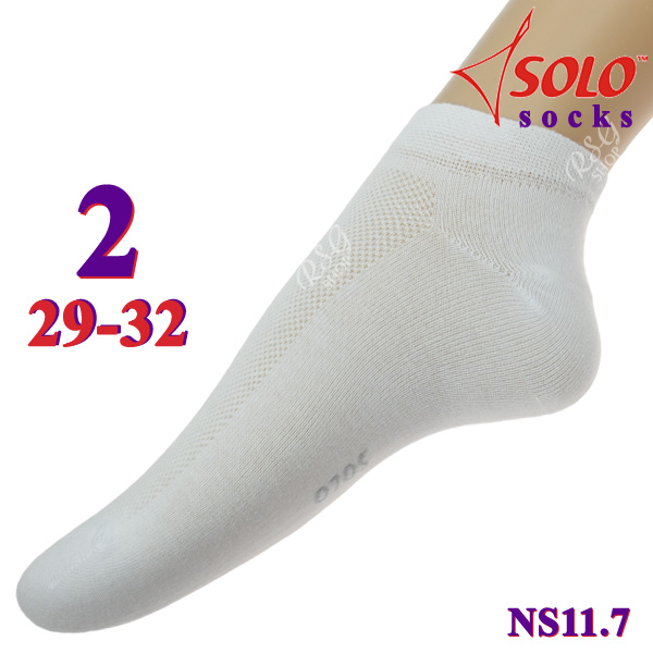 Socken Solo NS11 col. White s. 2 (29-32) Art. NS11.7-2