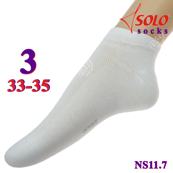 Socken Solo NS11 col. White s. 3 (33-35) Art. NS11.7-3
