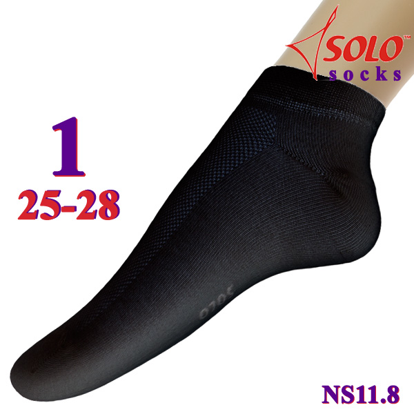 Socken Solo NS11 col. Black Gr. 1 (25-28) Art. NS11.8-1