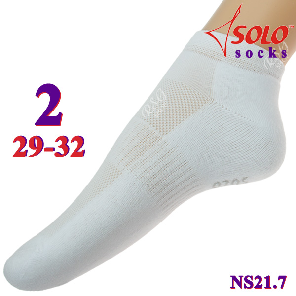 Socken Solo NS21 col. White s. 2 (29-32) Art. NS21.7-2