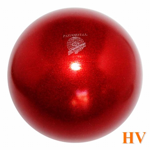 Ball Pastorelli Glitter Rosso HV 18 cm FIG Art. 02069