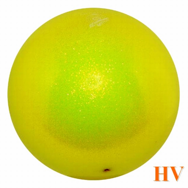 Ball Pastorelli Glitter Giallo Fluo HV 18 cm FIG Art. 00025