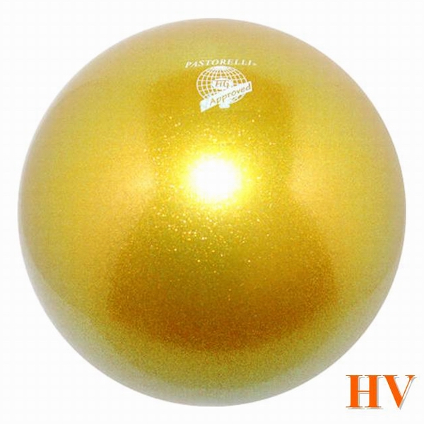 Ball Pastorelli Glitter Gold HV 18 cm FIG Art. 00030