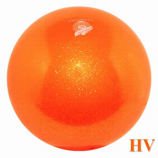 Ball Pastorelli Glitter Arancio HV 18 cm FIG Art. 00028