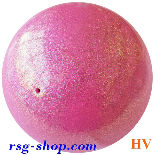 Ball Pastorelli Glitter HV 16 cm col. Fluo Baby Pink Art. 02185