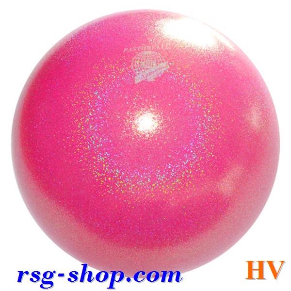Ball Pastorelli Glitter Galaxy Rosa Fluo Baby HV 18 cm FIG 02452