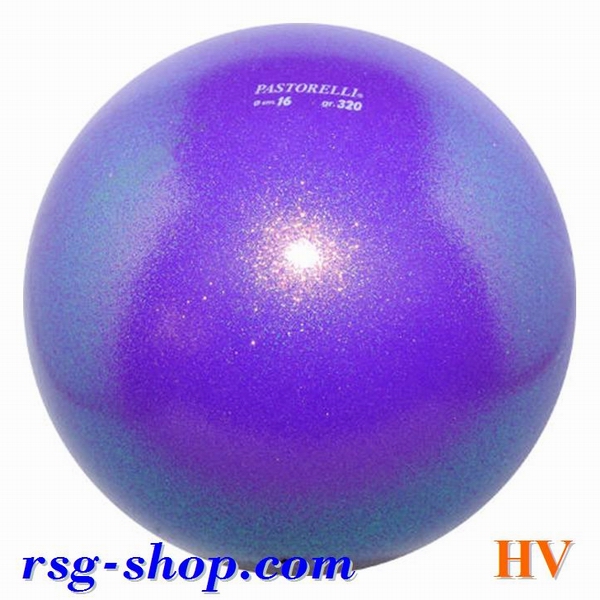 Мяч Pastorelli Glitter HV Viola 16 cm Art. 02065