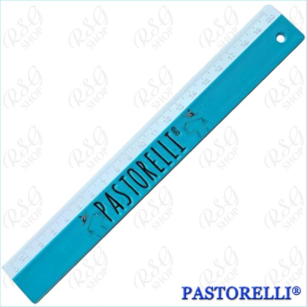 Geometric Ruler Pastorelli 20cm mod. Bars col. Aqua Blue Art. 04872
