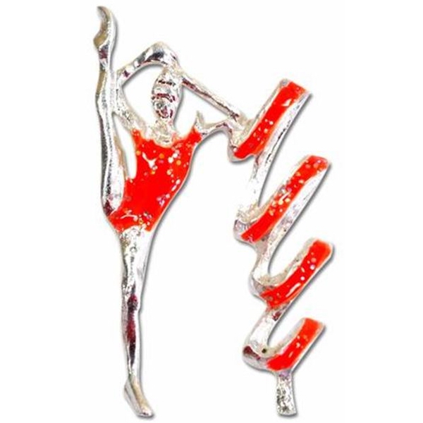 Pin Pastorelli Zig-Zag with Arancione Ribbon Art. 00988