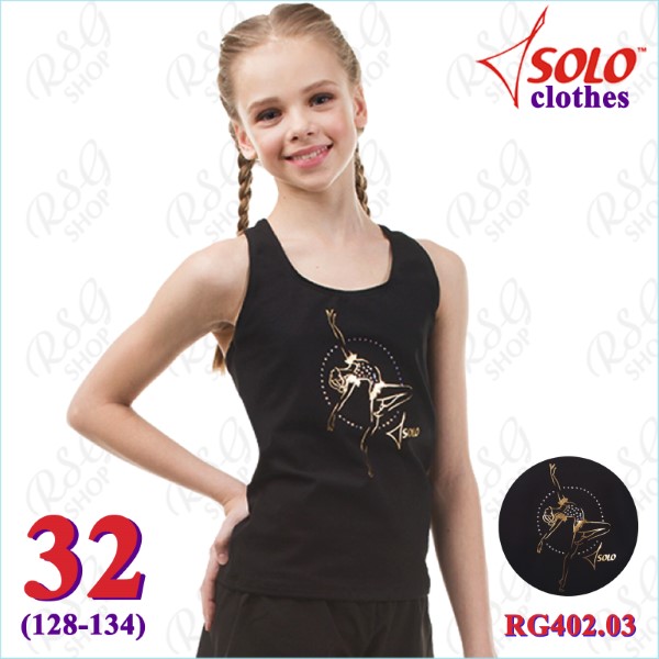 Top Solo s. 32 (128-134) Cotton Black RG402.03.107-32