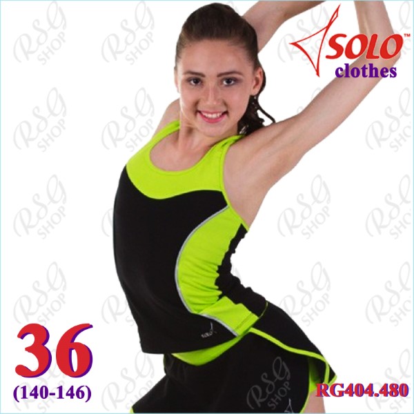 Top Solo s. 36 (140-146) Lime Green-Black RG404.480-36