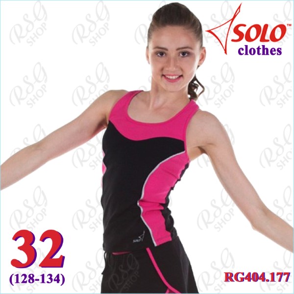 Tank Top Solo s. 32 (128-134) Fuchsia-Black RG404.177-32
