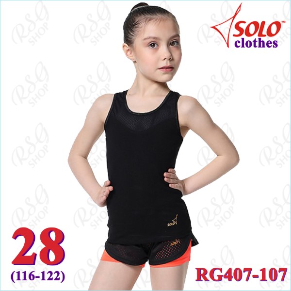 Top Solo Gr. 28 (116-122) col. Black - Black RG407-107-28