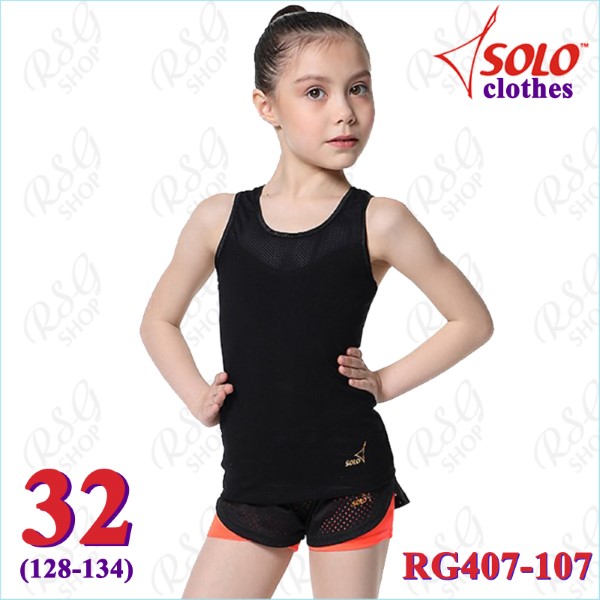 Top Solo Gr. 32 (128-134) col. Black - Black RG407-107-32