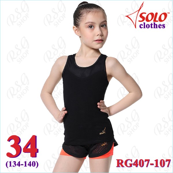 Top Solo Gr. 34 (134-140) col. Black - Black RG407-107-34