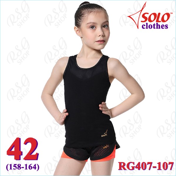 Long Top Solo s. 42 (158-164) col. Black - Black RG407-107-42