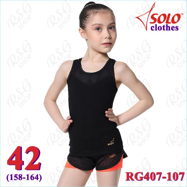 Top Solo Gr. 42 (158-164) col. Black - Black RG407-107-42