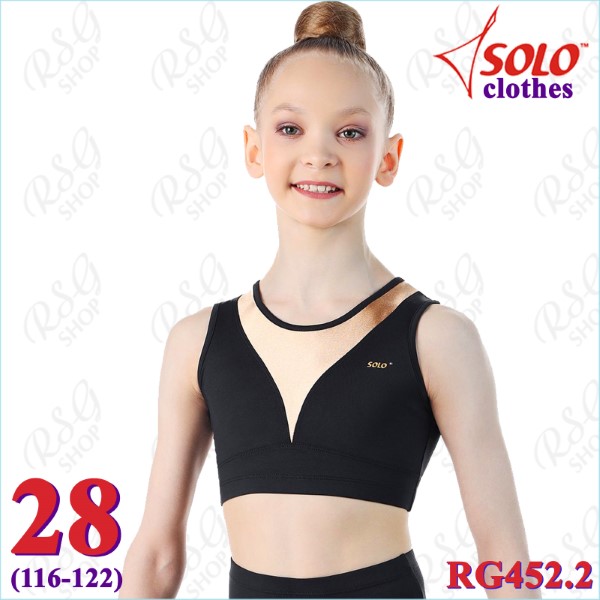 Short Top Solo mod. Star s. 28 (116-122) col. Black-Gold Art. RG452.2-28