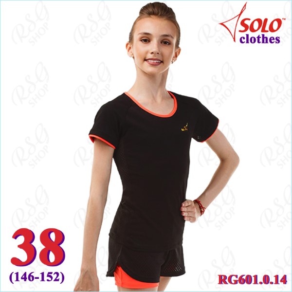 T-Shirt Solo s. 38 (146-152) col. Black-Orange Art. RG601.0.14-38