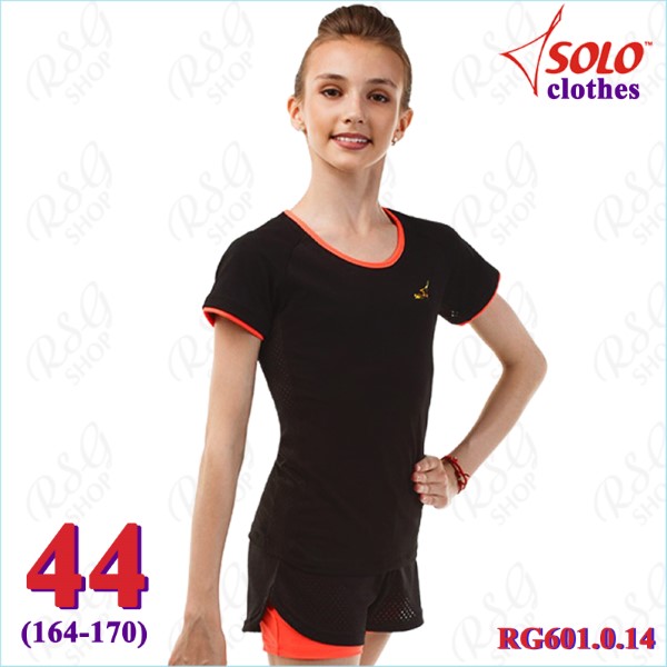 T-Shirt Solo s. 44 (164-170) col. Black-Orange Art. RG601.0.14-44