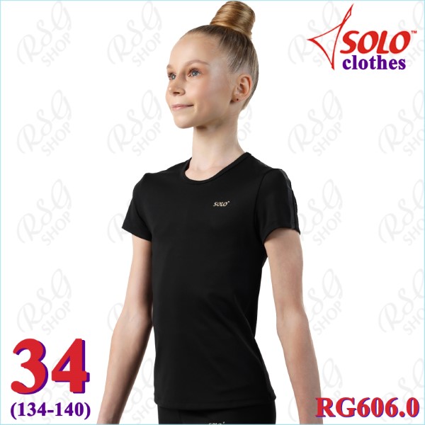 T-Shirt Solo mod. Impuls Gr. 34 (134-140) col. Black Art. RG606.0-34